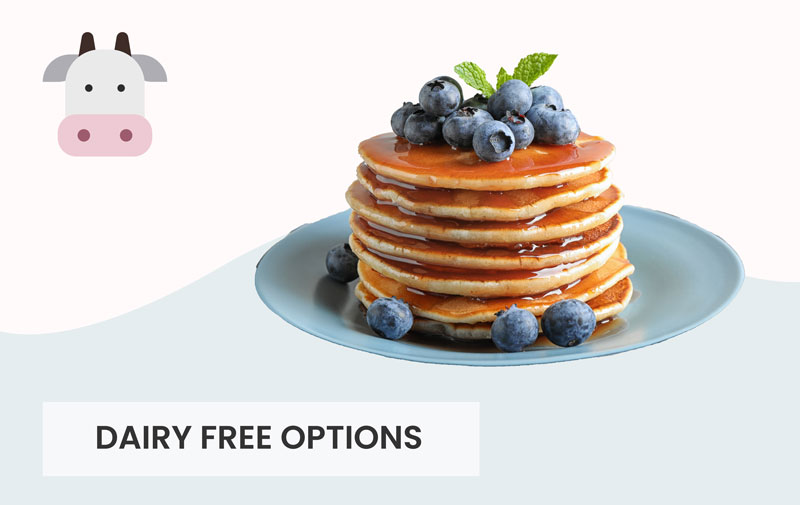 pancakes showing dairy free nutrition coaching options